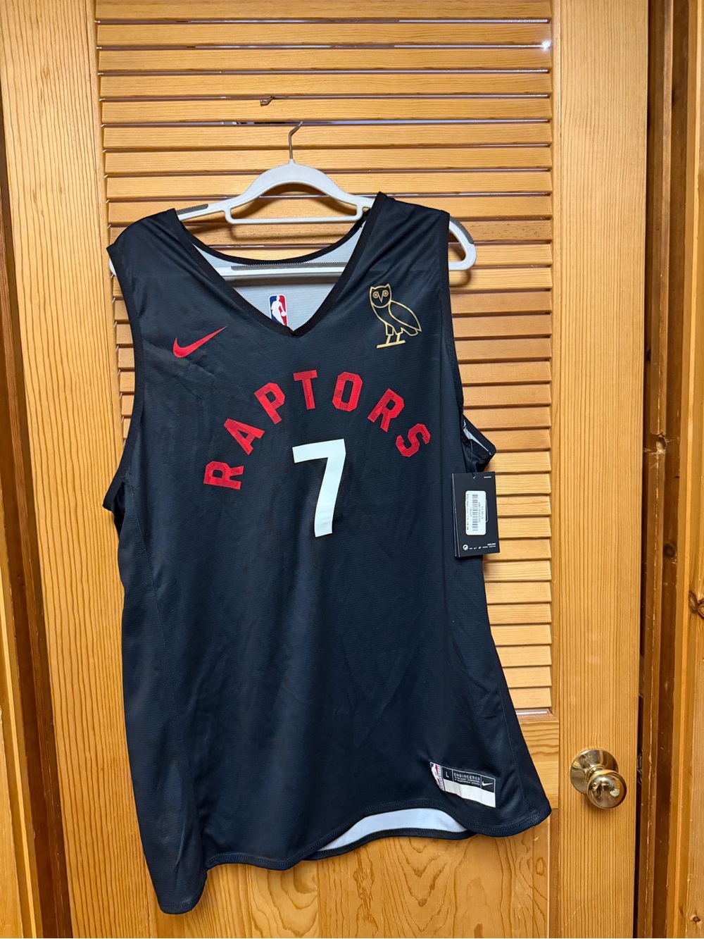 Toronto Raptors #7 Men's 2020 OVO x Raptors Reversible Practice Jersey NWT
